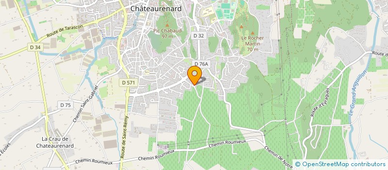 localisation de l'entreprise MONSIEUR THIBAUD LOPEZ à CHATEAURENARD