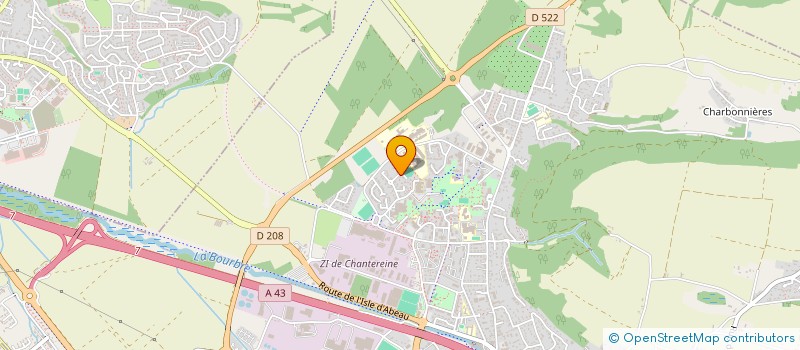 localisation de l'entreprise MONSIEUR THIBAUD MAITRE  BOURGOIN-JALLIEU