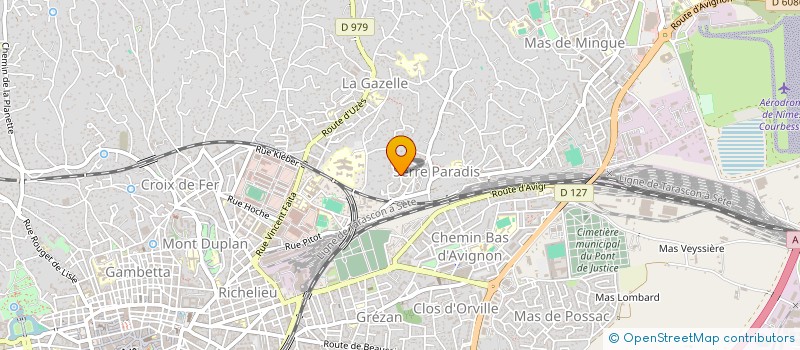 localisation de l'entreprise MONSIEUR THIBAUD MARRET  NIMES