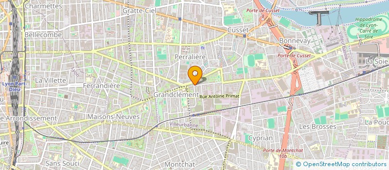localisation de l'entreprise MONSIEUR THIBAUD MATRAS à VILLEURBANNE