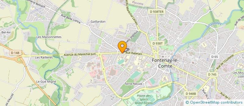localisation de l'entreprise MONSIEUR THIBAUD METAIS à FONTENAY-LE-COMTE