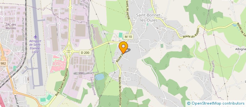 localisation de l'entreprise MONSIEUR THIBAUD MICHARD  SAINT-BONNET-LES-OULES