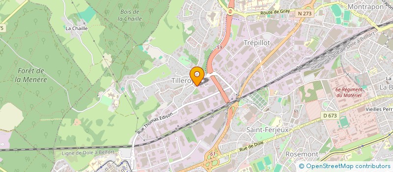 localisation de l'entreprise MONSIEUR THIBAUD MIHAILOVIC à BESANCON