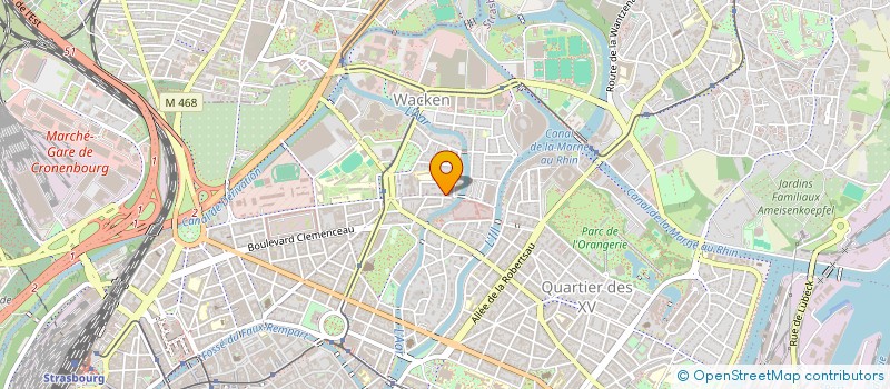 localisation de l'entreprise MONSIEUR THIBAUD MILLON à STRASBOURG