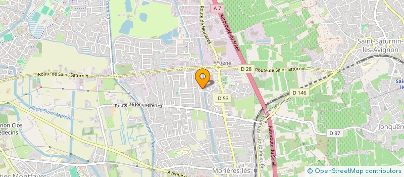 localisation de l'entreprise MONSIEUR THIBAUD MORENO  MORIERES-LES-AVIGNON