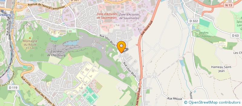 localisation de l'entreprise MONSIEUR THIBAUD NEEL  CHERBOURG-EN-COTENTIN