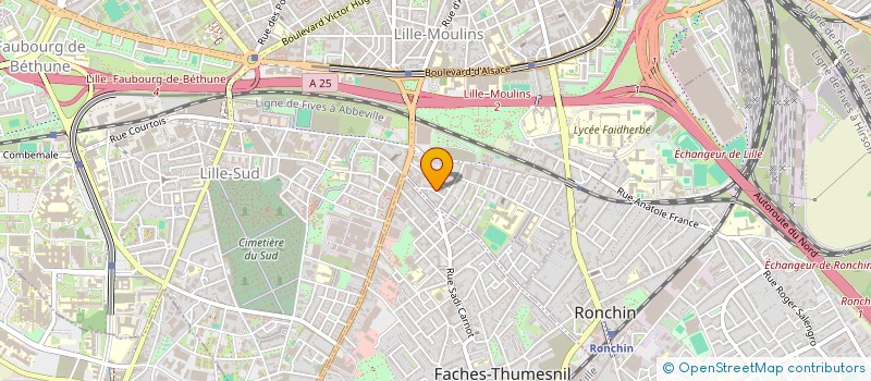 localisation de l'entreprise MONSIEUR THIBAUD OLIVIER  LILLE