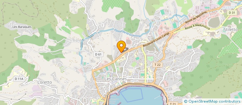 localisation de l'entreprise MONSIEUR THIBAUD PACCINI à AJACCIO