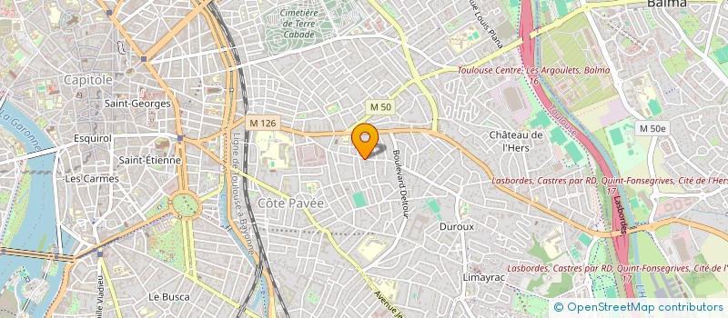 localisation de l'entreprise MONSIEUR THIBAUD PECH à TOULOUSE