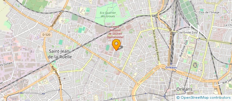 localisation de l'entreprise MONSIEUR THIBAUD PETIT à ORLEANS