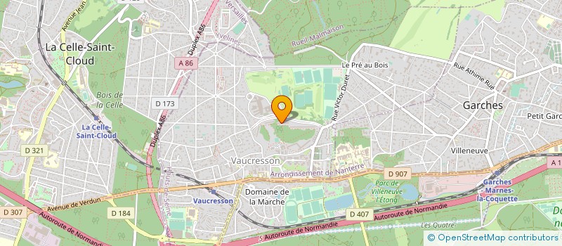 localisation de l'entreprise MONSIEUR THIBAUD PETIT  VAUCRESSON