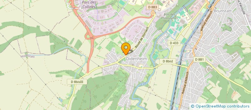 localisation de l'entreprise MONSIEUR THIBAUD POWOLNY  BRUNSTATT-DIDENHEIM