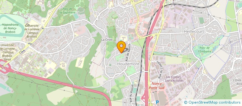 localisation de l'entreprise MONSIEUR THIBAUD PREVOT  HOUDEMONT