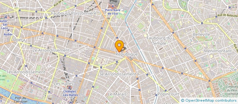 localisation de l'entreprise MONSIEUR THIBAUD PRUDHOMME  PARIS