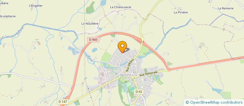 localisation de l'entreprise MONSIEUR THIBAUD RAMBAUD  VEZINS