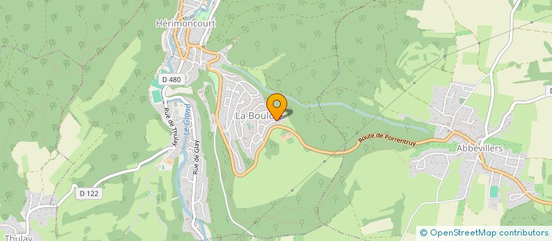 localisation de l'entreprise MONSIEUR THIBAUD RAYOT  HERIMONCOURT