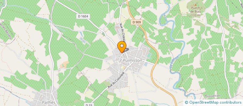 localisation de l'entreprise MONSIEUR THIBAUD REY  PUIMISSON