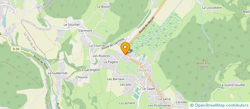 localisation de l'entreprise MONSIEUR THIBAUD RICHARD  VILLAGES DU LAC DE PALADRU