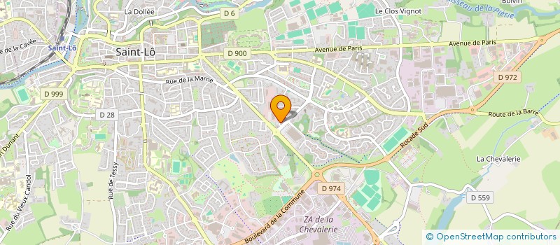 localisation de l'entreprise MONSIEUR THIBAUD RIGOT  SAINT-LO