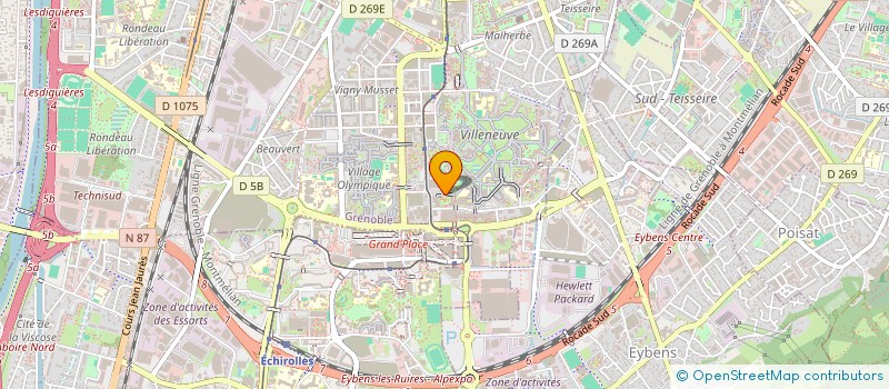 localisation de l'entreprise MONSIEUR THIBAUD RIVAL  GRENOBLE