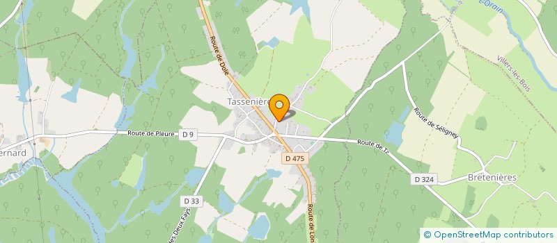 localisation de l'entreprise MONSIEUR THIBAUD ROCHERON  TASSENIERES