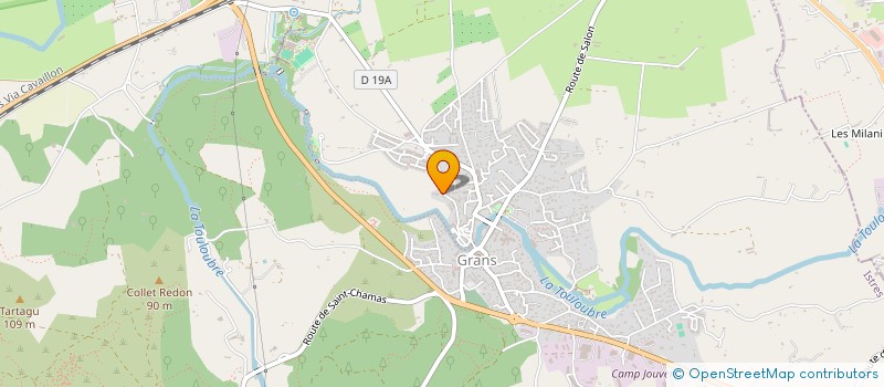 localisation de l'entreprise MONSIEUR THIBAUD ROMANI  GRANS