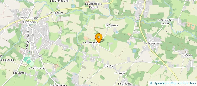 localisation de l'entreprise MONSIEUR THIBAUD RONDEAU  VIGNEUX-DE-BRETAGNE