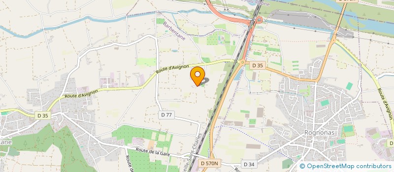 localisation de l'entreprise MONSIEUR THIBAUD ROULLIER  BARBENTANE