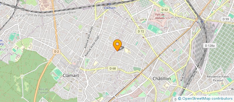 localisation de l'entreprise MONSIEUR THIBAUD SEGURET à CHATILLON