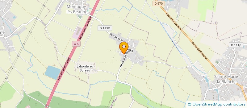 localisation de l'entreprise MONSIEUR THIBAUD SIROT  MONTAGNY-LES-BEAUNE