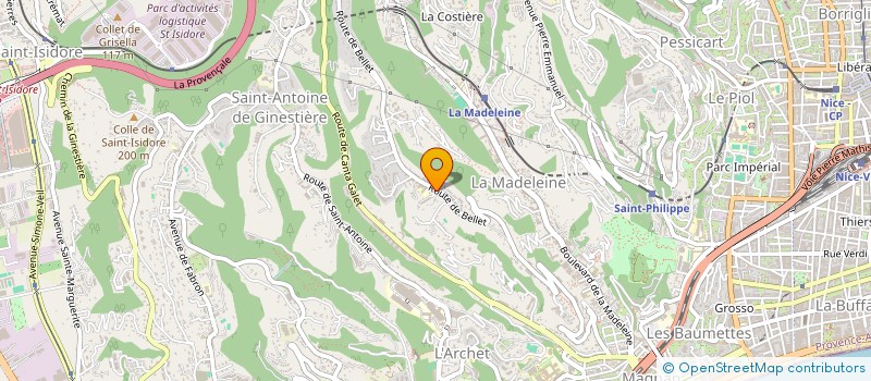 localisation de l'entreprise MONSIEUR THIBAUD SUISSA à NICE