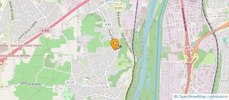 localisation de l'entreprise MONSIEUR THIBAUD TAFFORET  CORBAS