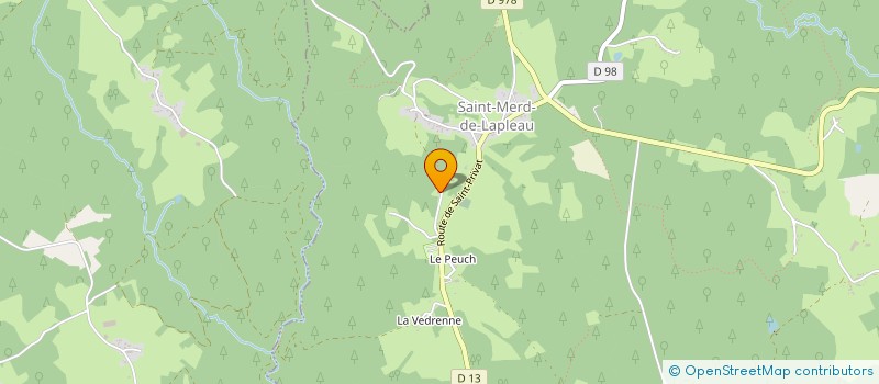 localisation de l'entreprise MONSIEUR THIBAUD TAILLANT  EYREIN