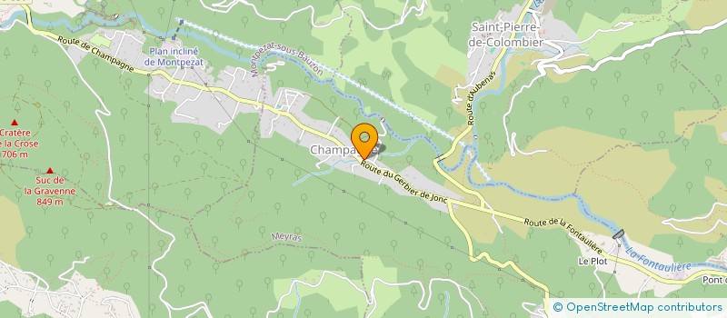 localisation de l'entreprise MONSIEUR THIBAUD TAULEIGNE  MEYRAS