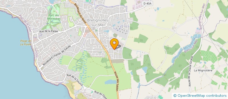 localisation de l'entreprise MONSIEUR THIBAUD TESSIER  BRETIGNOLLES-SUR-MER