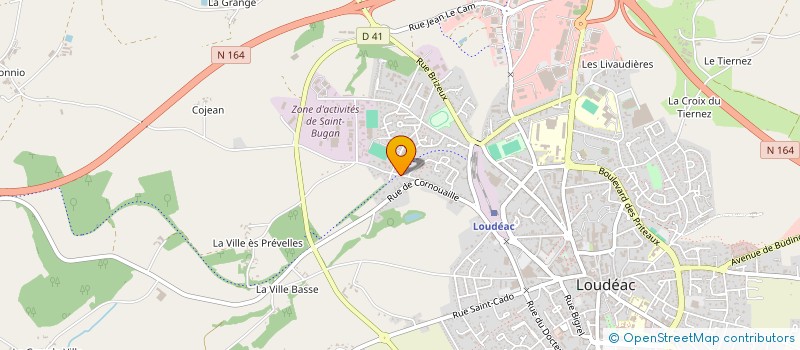 localisation de l'entreprise MONSIEUR THIBAUD THOONSEN à LOUDEAC