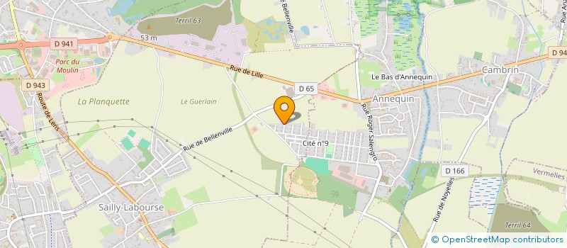 localisation de l'entreprise MONSIEUR THIBAUD THOREL  SAILLY-LABOURSE