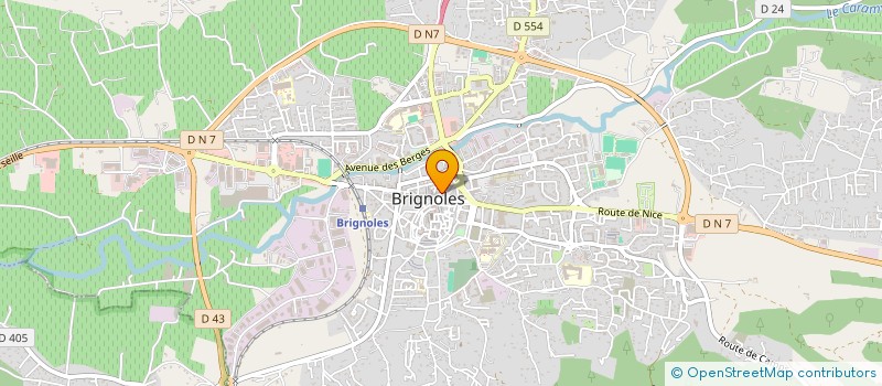 localisation de l'entreprise MONSIEUR THIBAUD THULLIER à BRIGNOLES