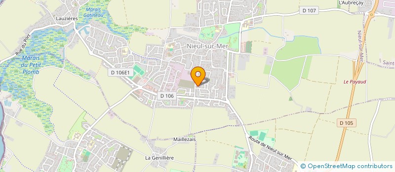 localisation de l'entreprise MONSIEUR THIBAUD TIERCELIN  CIRE-D'AUNIS