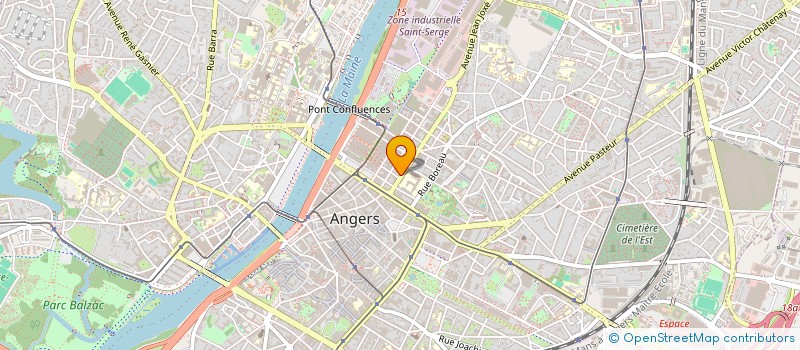 localisation de l'entreprise MONSIEUR THIBAUD VAILLANT à ANGERS