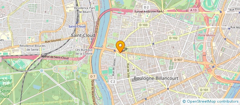 localisation de l'entreprise MONSIEUR THIBAUD VENDRELY à BOULOGNE-BILLANCOURT