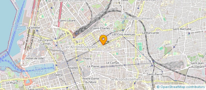 localisation de l'entreprise MONSIEUR THIBAUD YEVNINE à MARSEILLE