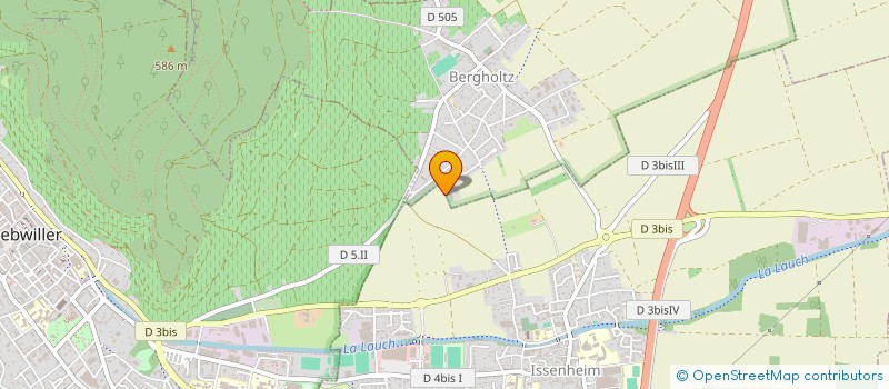 localisation de l'entreprise MONSIEUR THIBAUD ZISSLER à BERGHOLTZ