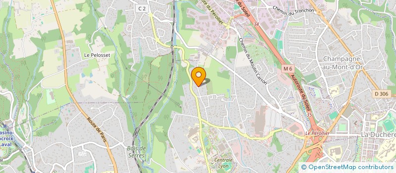 localisation de l'entreprise MONSIEUR THIBAUD ZREIN  ECULLY