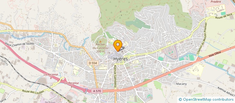 localisation de l'entreprise MONSIEUR THIBAULD HARENG à HYERES