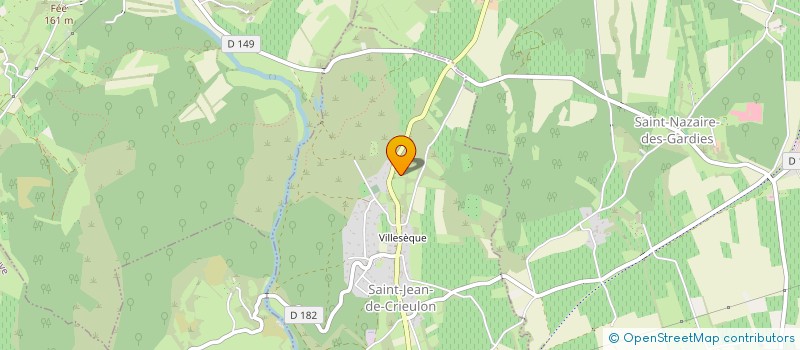 localisation de l'entreprise MONSIEUR THIBAULD ROBIN à SAINT-JEAN-DE-CRIEULON