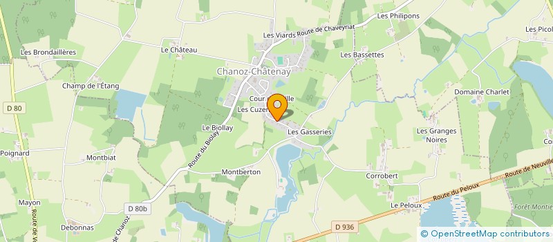 localisation de l'entreprise MONSIEUR THIBAULT ABAD à CHANOZ-CHATENAY