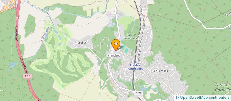 localisation de l'entreprise MONSIEUR THIBAULT ALARIC à PRESLES