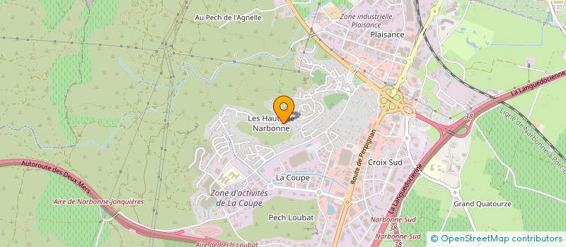 localisation de l'entreprise MONSIEUR THIBAULT ALLIE à NARBONNE