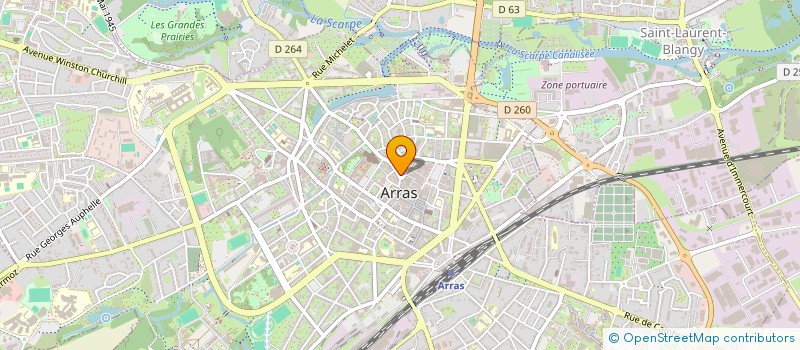 localisation de l'entreprise MONSIEUR THIBAULT ASTRUC à ARRAS
